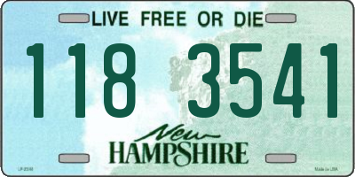 NH license plate 1183541