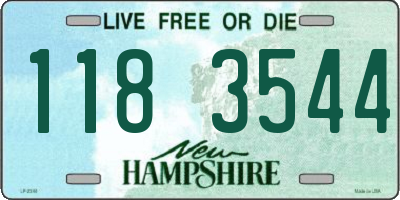 NH license plate 1183544