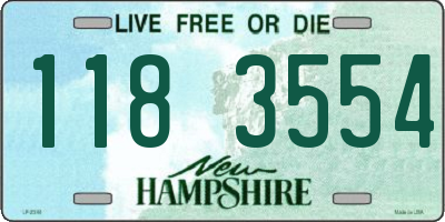 NH license plate 1183554