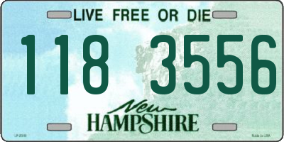 NH license plate 1183556