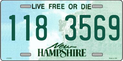 NH license plate 1183569