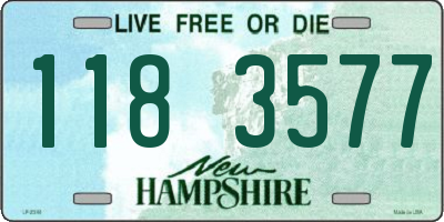 NH license plate 1183577