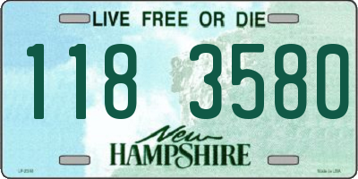 NH license plate 1183580