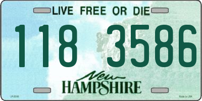 NH license plate 1183586