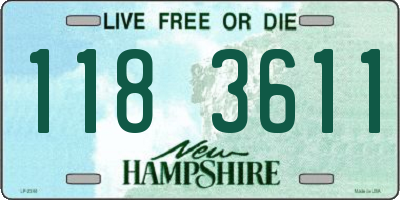 NH license plate 1183611