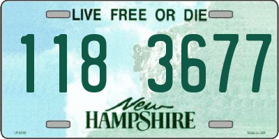 NH license plate 1183677