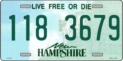 NH license plate 1183679
