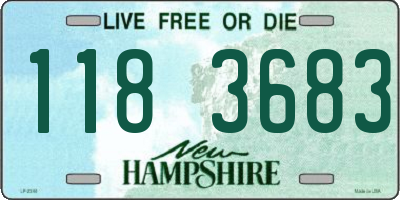 NH license plate 1183683