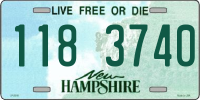 NH license plate 1183740