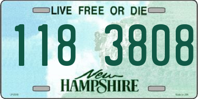 NH license plate 1183808