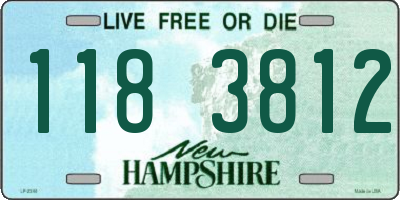 NH license plate 1183812