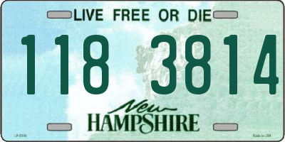 NH license plate 1183814