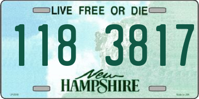 NH license plate 1183817