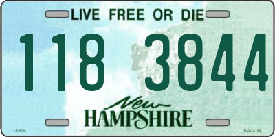 NH license plate 1183844