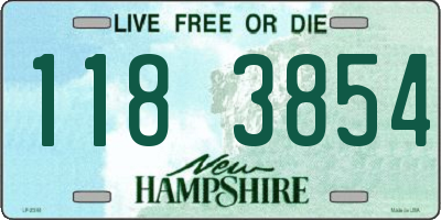 NH license plate 1183854