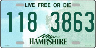 NH license plate 1183863