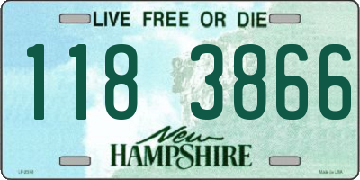 NH license plate 1183866