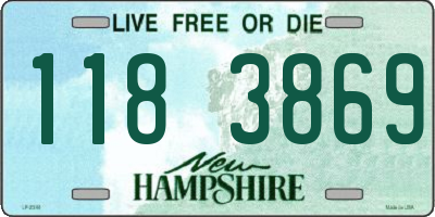 NH license plate 1183869