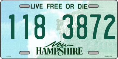 NH license plate 1183872