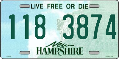 NH license plate 1183874
