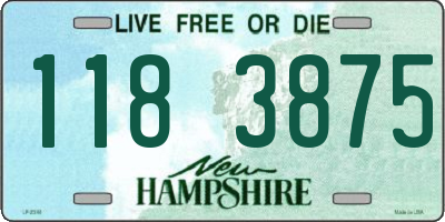 NH license plate 1183875