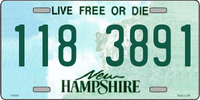 NH license plate 1183891
