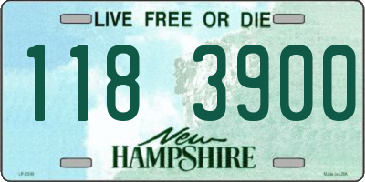 NH license plate 1183900