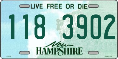 NH license plate 1183902