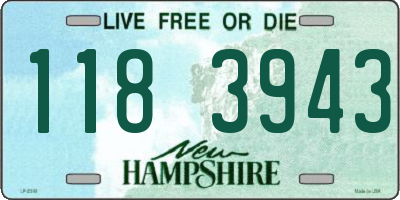 NH license plate 1183943