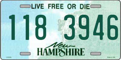 NH license plate 1183946