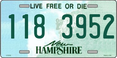 NH license plate 1183952