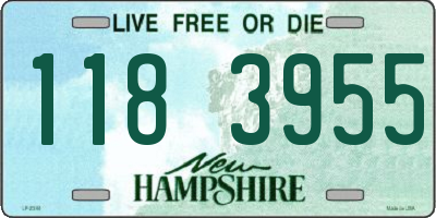 NH license plate 1183955