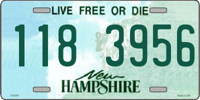 NH license plate 1183956