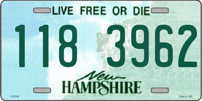 NH license plate 1183962