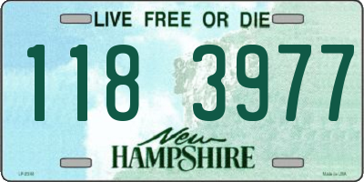 NH license plate 1183977