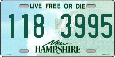 NH license plate 1183995