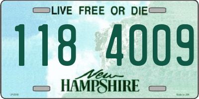 NH license plate 1184009