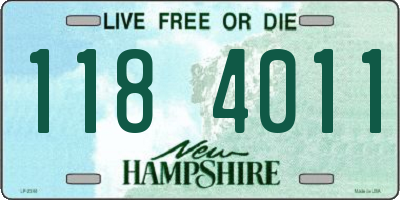 NH license plate 1184011