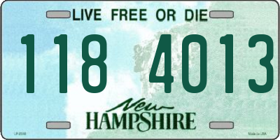NH license plate 1184013