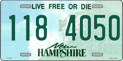 NH license plate 1184050