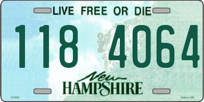 NH license plate 1184064