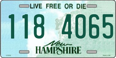 NH license plate 1184065