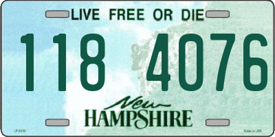 NH license plate 1184076