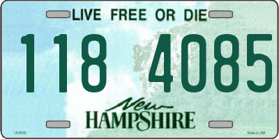 NH license plate 1184085