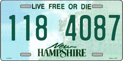 NH license plate 1184087