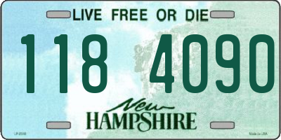 NH license plate 1184090
