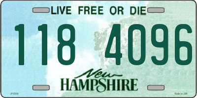 NH license plate 1184096