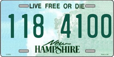 NH license plate 1184100