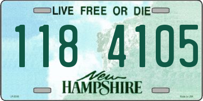 NH license plate 1184105