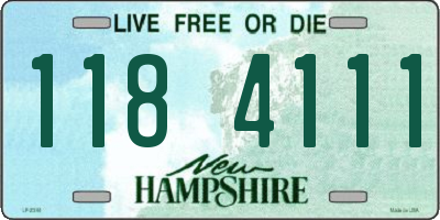 NH license plate 1184111